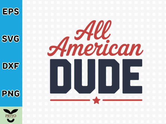 All American Dude SVG