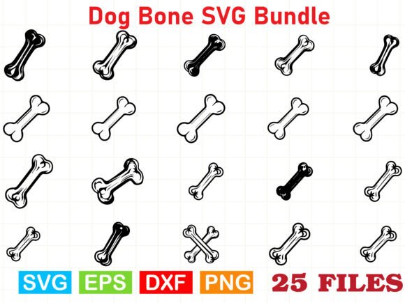 Dog Bone SVG Bundle