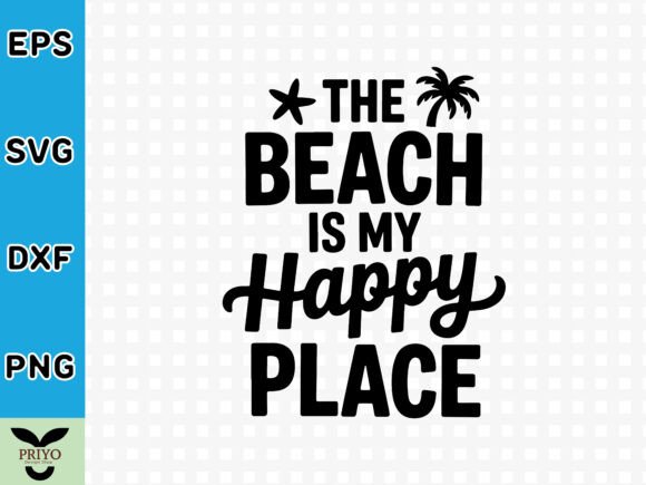 The Beach is My Happy Place SVG
