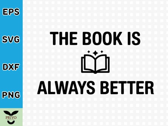 The Book is Always Better SVG