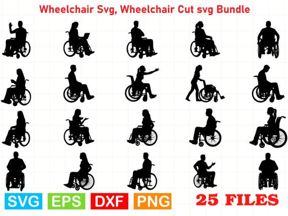 Wheelchair SVG, Wheelchair Cut SVG