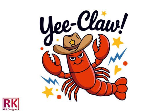 Yee-Claw Crawfish Season SVG